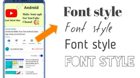 Aplikasi Font nubia M2 lite Tanpa PC