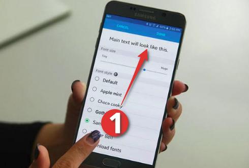Pasang Font nubia Z17 lite Tanpa PC