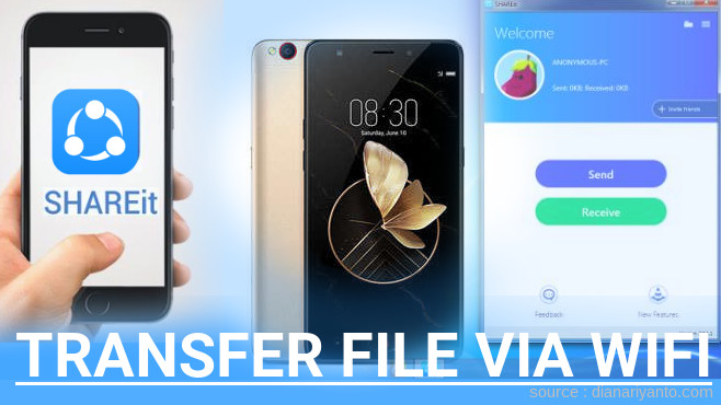 Cara Mudah Transfer File via Wifi di nubia M2 Play Menggunakan ShareIt Terbaru