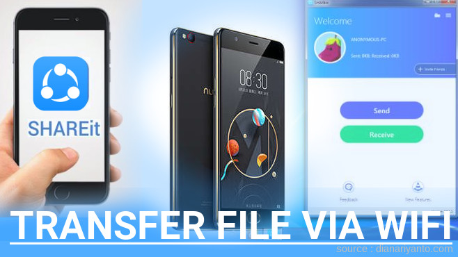 Mudahnya Transfer File via Wifi di nubia N2 Menggunakan ShareIt Versi Baru