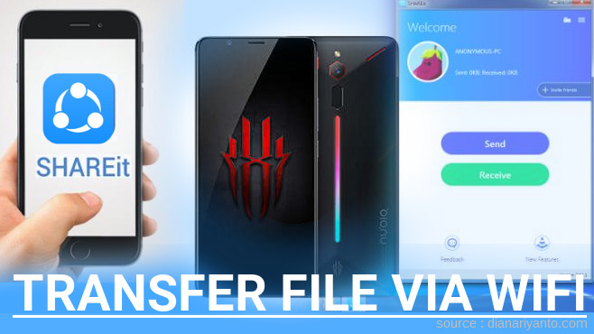 Mudahnya Transfer File via Wifi di nubia Red Magic Menggunakan ShareIt Versi Baru