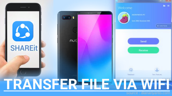 Tutorial Transfer File via Wifi di nubia Z18mini Menggunakan ShareIt Versi Baru