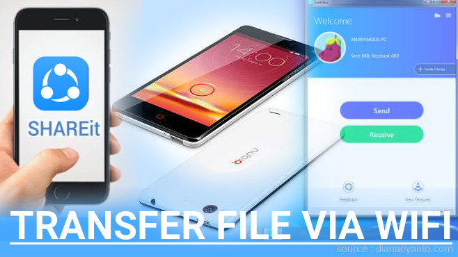 Transfer File via Wifi di nubia Z5s mini NX403A Menggunakan ShareIt Terbaru