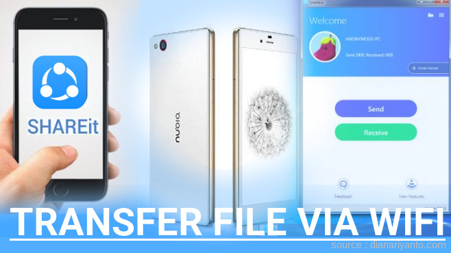 Mengenal Transfer File via Wifi di nubia Z9 mini Menggunakan ShareIt Versi Baru