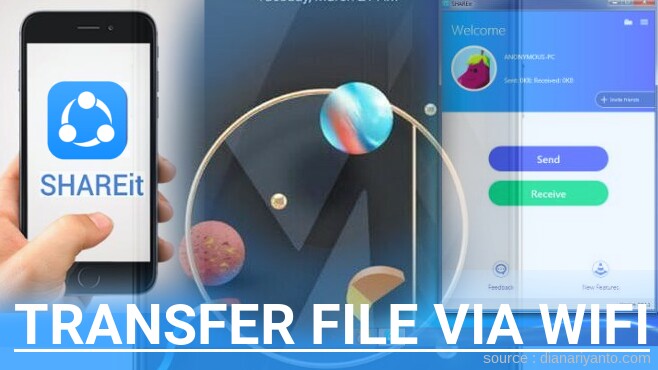 Cara Mudah Transfer File via Wifi di ZTE Nubia M2 Lite Menggunakan ShareIt Versi Baru