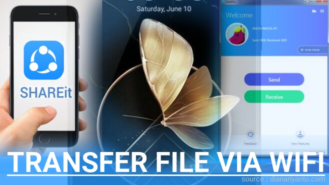 Tutorial Transfer File via Wifi di ZTE Nubia M2 Play Menggunakan ShareIt Versi Baru