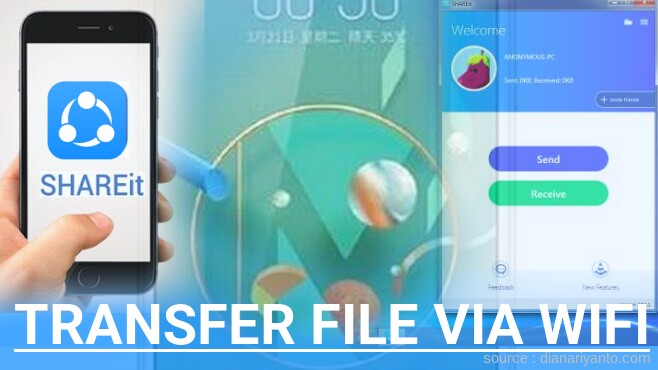 Cara Mudah Transfer File via Wifi di ZTE Nubia N2 Menggunakan ShareIt Versi Baru