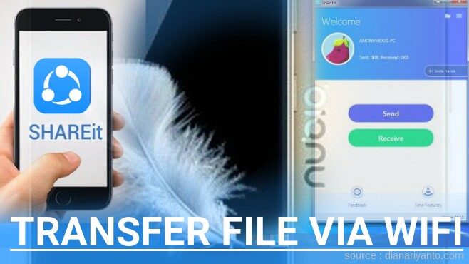 Transfer File via Wifi di ZTE Nubia Prague S Menggunakan ShareIt Versi Baru