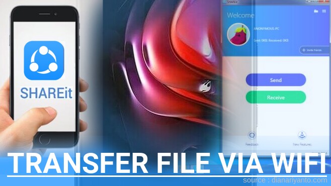 Cara Mudah Transfer File via Wifi di ZTE Nubia Red Magic 5G Menggunakan ShareIt Versi Baru