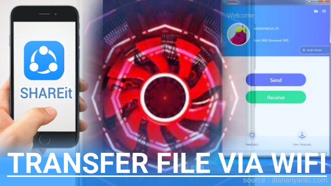 Transfer File via Wifi di ZTE Nubia Red Magic Mars Menggunakan ShareIt Versi Baru