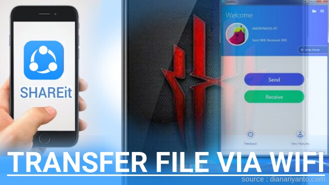 Cara Mudah Transfer File via Wifi di ZTE Nubia Red Magic Menggunakan ShareIt Terbaru