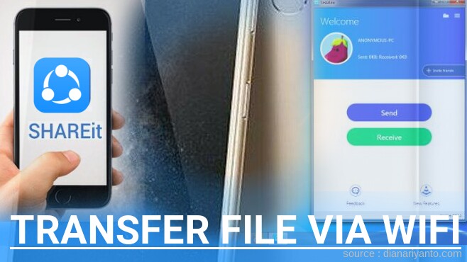Cara Transfer File via Wifi di ZTE Nubia Z11 Max Menggunakan ShareIt Versi Baru
