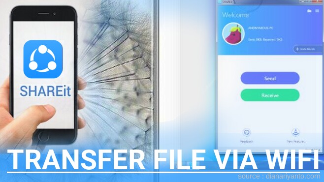 Tutorial Transfer File via Wifi di ZTE Nubia Z11 Menggunakan ShareIt Terbaru