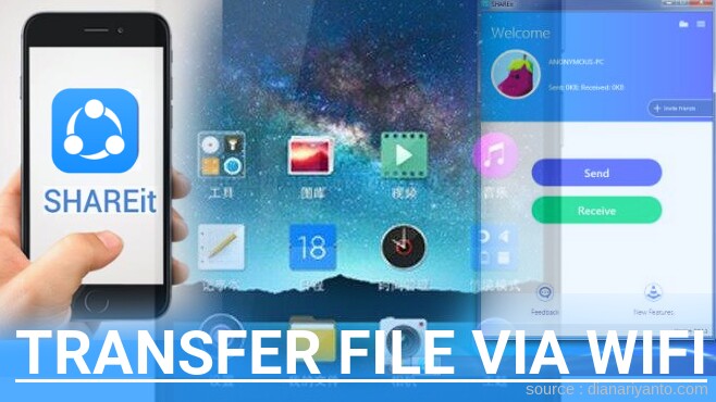 Tutorial Transfer File via Wifi di ZTE Nubia Z7 Mini Menggunakan ShareIt Versi Baru