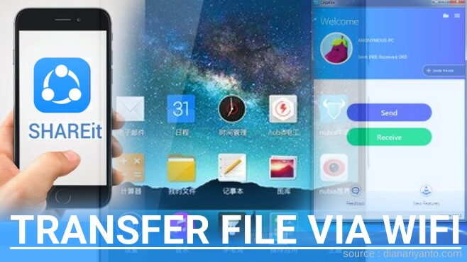 Cara Mudah Transfer File via Wifi di ZTE Nubia Z7 Menggunakan ShareIt Terbaru