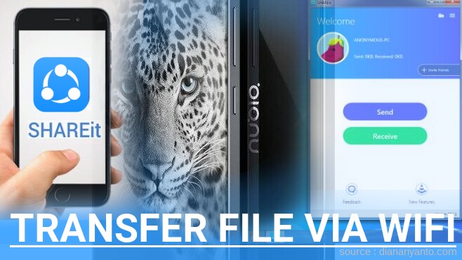 Mengenal Transfer File via Wifi di ZTE Nubia Z9 Max Elite Menggunakan ShareIt Terbaru